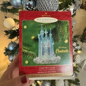 Hallmark Keepsake Disney Cinderella Castle Ornament - Blue and Silver